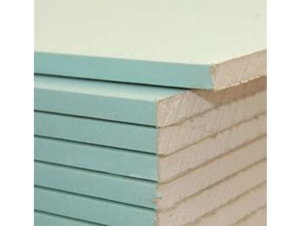 Moisture Resistant Plasterboard 2400 x 1200 x 12.5mm